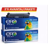 Ero Print Brother MFC-L2720DW Muadil Toner - 2600 Sayfalık - 2'li Avantaj Paket
