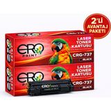 Ero Print Canon CRG-737 Muadil Toner - 2'li Avantaj Paket