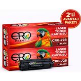Ero Print Canon I-Sensys MF4550D Muadil Toner - 2'li Avantaj Paket