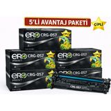 Ero Print CRG-057 / Canon LBP-233DW Çipli Muadil Toner - 5'li Avantaj Paket