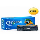 Ero Print CRG-075H | Canon I-Sensys LBP-646CDW Çipli Mavi Muadil Toner