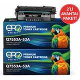 Ero Print Hp 53A | Hp Laserjet M2727NF Muadil Toner - 2'li Avantaj Paket