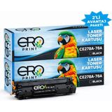 Ero Print Hp 78A | Hp Laserjet Pro M1536DNF Muadil Toner - 2'li Avantaj Paket