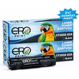 Ero Print Hp 83X | Hp Laserjet Pro Mfp M127FP Muadil Toner - 2200 Sayfa - 2'li Avantaj Paket