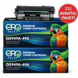 Ero Print Hp Q5949A | Hp Laserjet 3390 Muadil Toner - 2'li Avantaj Paket