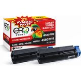 Ero Print Oki B432DN Muadil Toner - 3000 Sayfalık - Ikili Avantaj Paket - Siyah