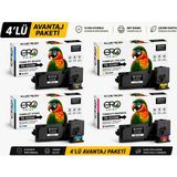 Ero Print TK-5220 Kyocera Ecosys P5021CDW 4 Renk Muadil Toner Set