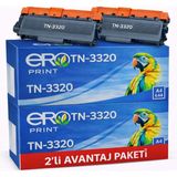 Ero Print TN-3320 / Brother HL-5470DWT Muadil Toner - 2'li Avantaj Paket