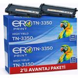 Ero Print TN-3350 / Brother MFC-8520DN Muadil Toner - 2'li Avantaj Paket