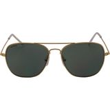 Eroe E104 Metal Kare Model Gold Yeşil Unisex Güneş Gözlüğü C3 CAT.3