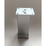 Eroğlu Metal 10 cm Kare Inox Mobilya Ayağı 40X40 mm
