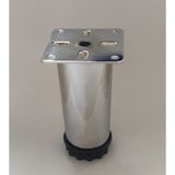 Eroğlu Metal 10 cm Yuvarlak Parlak Krom Mobilya Ayağı 42 mm Çap