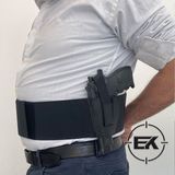 Erol Kara Av Spor Gizli Tabanca Taşıma Korsesi – 9mm Uyumlu Çift Silah Çift Şarjörlüklü - 130 cm