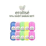 Erolise Elde Erir Kağıt Sabun 10 x 20 Yaprak