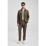 Eron Smart Erkek Chino Pantolon Slim Fit Kum