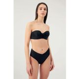 Eros 1006 Kaplı Staplez Bikini Takımı, Siyah, 36 Beden