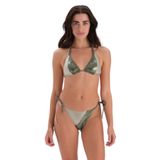 Eros 24SW85028EST Tak Çık Kaplı Sabit Askılı Yeşil Bej Bikini