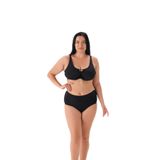 Eros 4119BK Balenlı Toparlayıcı Bikini Takımı, Kadın, Siyah, 56 Beden