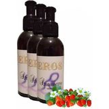Eros Çilek Kokulu Masaj Yağı 120 ml (3 Adet)