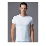 Eros Erkek, Compact, %95 Pamuk, 2'li O Yaka T-Shirt, Beyaz SL00-ERS-4