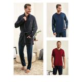 Eros Erkek Ese950 5'li Pijama Takımı Çeyiz Seti 23k Lacivert M EROS950