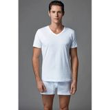 EROS ERS039 ERKEK V YAKA T-SHIRT 2 Lİ BEYAZ BEYAZ 4XL