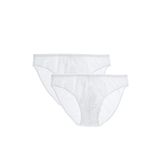 Eros Ers040 İnce Slip 2'Li Erkek İç Çamaşırı Ve Giyim, Beyaz (Beyaz 001), Xx-L (Üretici Ölçüsü: 2Xl)