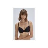 Eros ERSK121 Tulip Badem Yarı Push-Up Tek Sütyen - Siyah, 85b, DTESK01024, SİYAH, Kadın