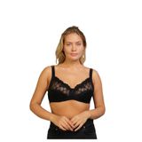 Eros Fiona Siyah Dantel Detaylı Toparlayıcı Sütyen