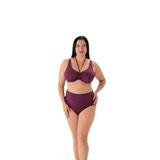 Eros Kadın Bikini Takımı, Balenli Toparlayıcı, Bordo, 52 Beden