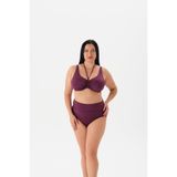 Eros Kadın Bikini Takımı, Balenli Toparlayıcı, Bordo, 56 Beden