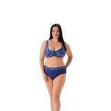 Eros Kadın Bikini Takımı, Lacivert, Çiçek Desenli, 46 Beden
