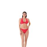Eros Kadın Bikini Takımı, Üçgen Geniş Model, Kırmızı, 36 Beden