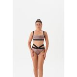 Eros Kadın Bralet Bikini Takımı, Leopar Desen, 44 Beden