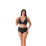 Eros Kadın Geniş Üçgen Bikini Takımı, Siyah, 42 Beden