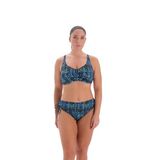 EROS Kaplı Çıkarılabilir askılı Desenli baskılı Balenli 24SW85072EST Kadın Bikini Takımı, Siyah, 40