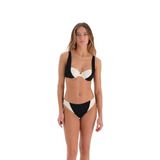EROS Kapsız Sabit askılı 24SW85029EGB Kadın Bikini Takımı, Siyah, 36