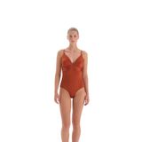EROS Örme Üçgen 24SW85045EGB Kadın Mayo, Kahverengi, 42