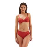 EROS Toparlayıcı Balenli ESKM23Y0010 Kadın Bikini Üstü, Kiremit, 48