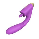 Erotica Condice Şarjlı G Nokta Uyarıcı İleri Geri Hareketli Ve Klitoris Uyarıcı Dil Hareketli 2 İn 1 Vibratö