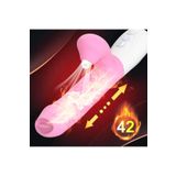 Erotica V30 - Şarjlı Akıllı Isıtmalı Ileri Geri Ve Dil Hareketli G-Spot Ve Klitoris Emiş Uyarıcı 2 In 1 Rabb