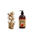 Erotik Denge Oyunu + 250 ml Yenilebilir Çikolata Aromalı Masaj Yağı Seti