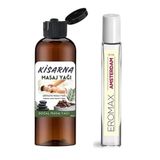 Erotik Masajlar İçin Yağ - Anal Vajinal Kayganlaştırıcı 100 Ml Çikolata Aromalı Ve Kadın İksiri Parfüm Seti