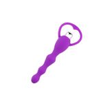 Erox 10 Fonksiyonlu Titreşimli Pleasure Slicone Anal Beads Vibratör Purple