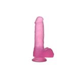 Erox 17.5 Cm Jel Doku Pembe Dildo