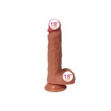 Erox Dildo Series 21 Cm Dual Layered Doğal Doku Realistik Penis