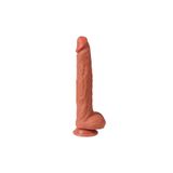 Erox Dildo Series Len Lounger Doğal Doku Strapon 26.5 Cm Realistik Penis