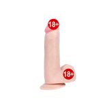 Erox Dildo Series Pürüzsüz Silikon Sabitlenebilir Realistik Dildo 20 Cm