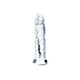 Erox Esnek Ve Bükülebilir 18 Cm Şeffaf Görünümlü Anal Ve Vajinal Kullanılabilir Jel Dildo