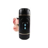 Erox Kay Double Oral Ve Vajinal 10 Mod Titreşimli Realistik Masturbatör
